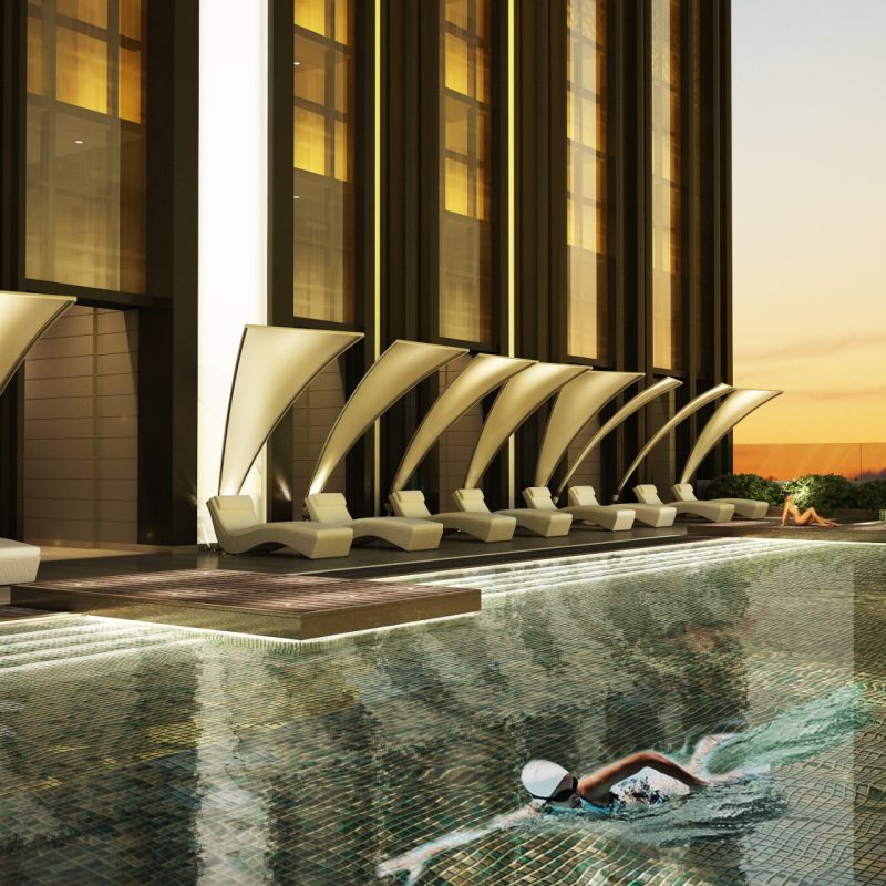 8-SWAIMMING POOL night view